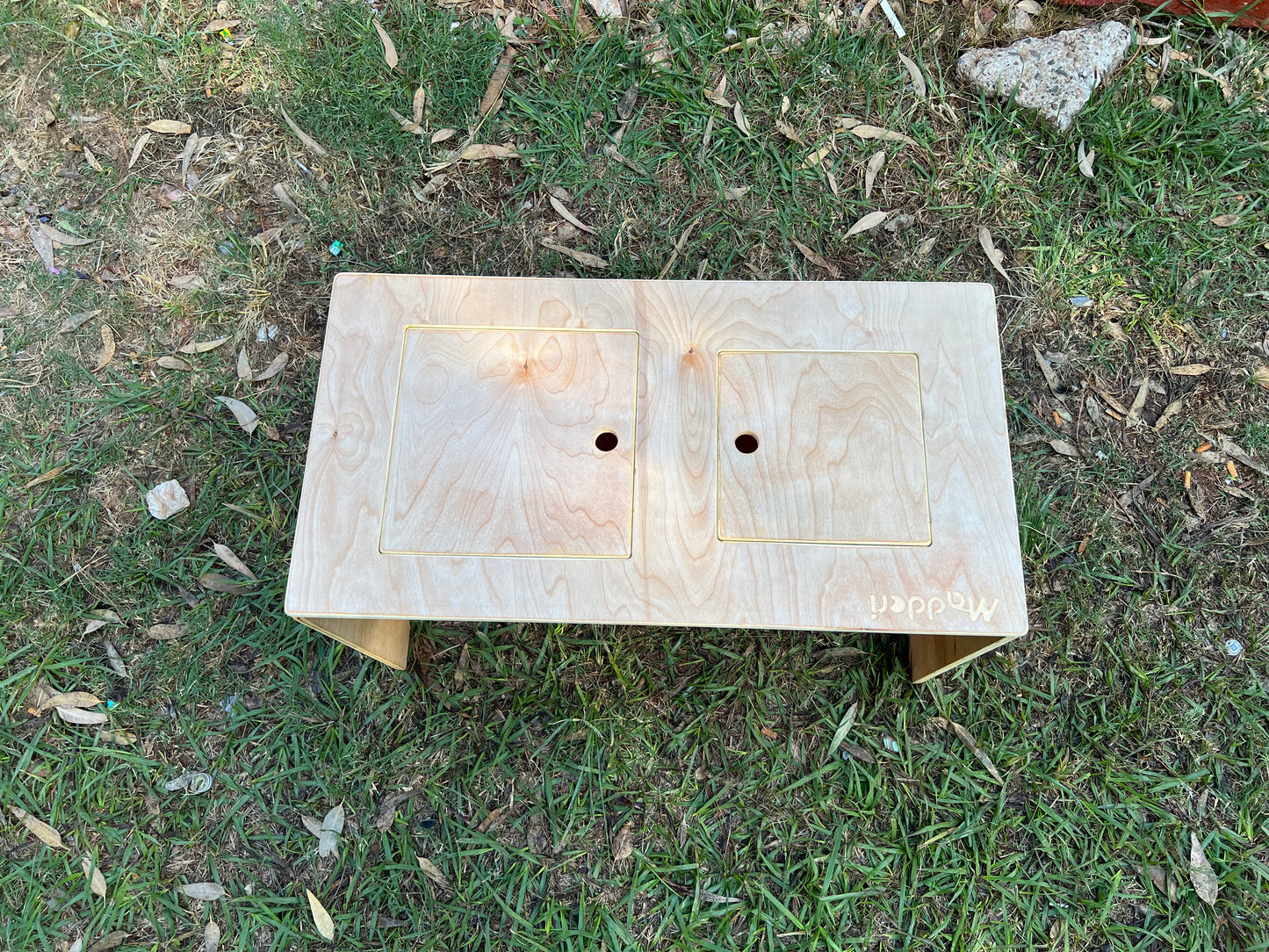 Mesa sensorial plegable