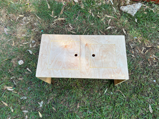 Mesa sensorial plegable